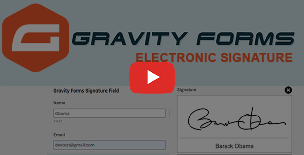 Gravity forms signature